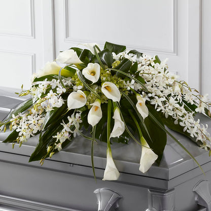 Angel Wings Casket Spray –  Aaa Florists, San Bernardino CA