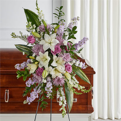 Grateful Hearts Standing Spray –  Aaa Florists, San Bernardino CA